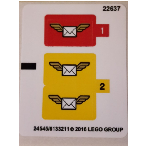 Sticker Sheet for Set 60100-1 ([No Color/Any Color])