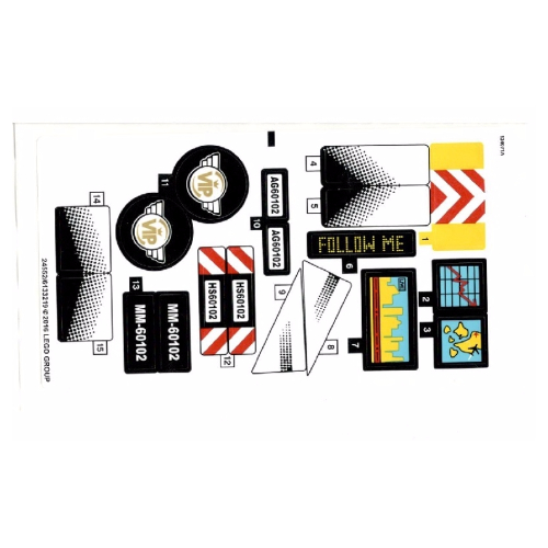 Sticker Sheet for Set 60102-1 ([No Color/Any Color])
