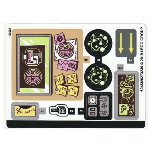Sticker Sheet for Set 70418-1 ([No Color/Any Color])