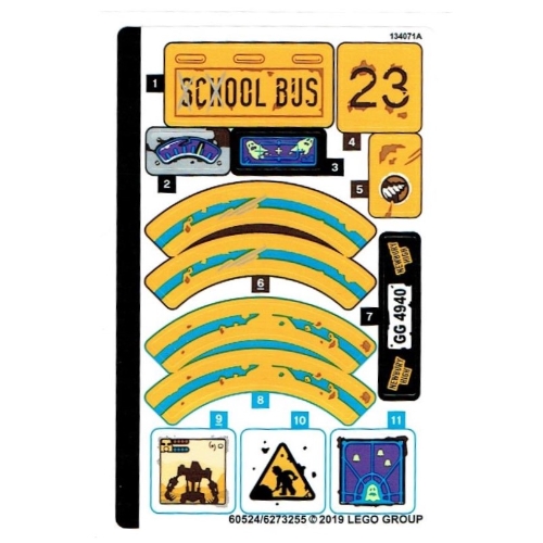 Sticker Sheet for Set 70423-1 ([No Color/Any Color])
