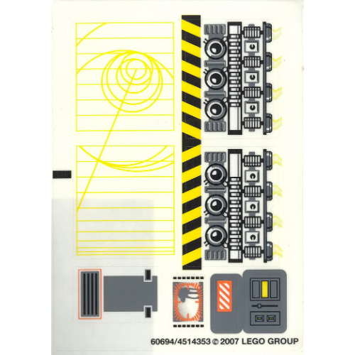 Sticker Sheet for Set 7666-1 ([No Color/Any Color])