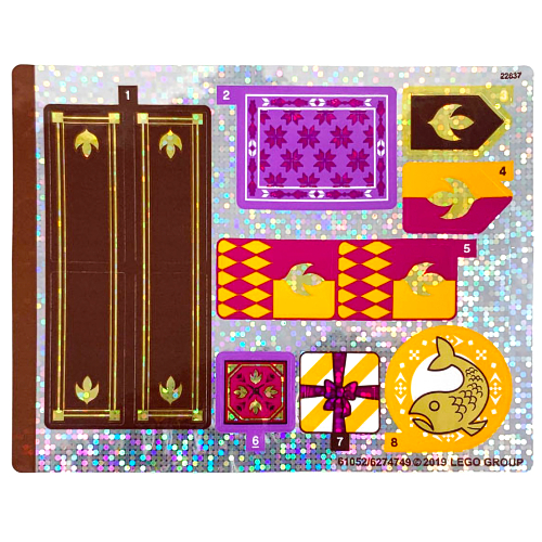 Sticker Sheet 2 for Set 41167-1 ([No Color/Any Color])