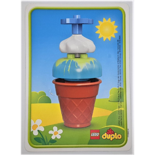 Idea Card, Set 10817-1, Card 1, Ice Cream Cone / Chick Print ([No Color/Any Color])