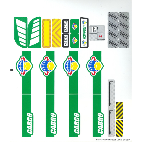 Sticker Sheet for Set 7733-1 ([No Color/Any Color])