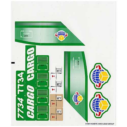 Sticker Sheet for Set 7734-1 ([No Color/Any Color])