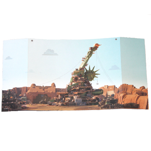 Backdrop for Movie Scene Set 70820-1, Dual Sided ([No Color/Any Color])