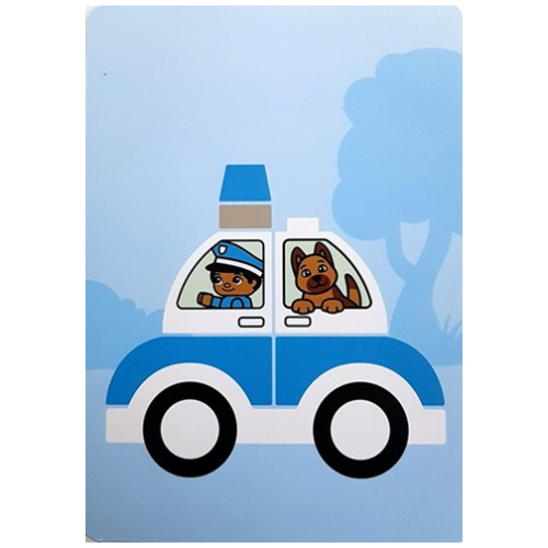 Activity Card 2 - Police Car ([No Color/Any Color])