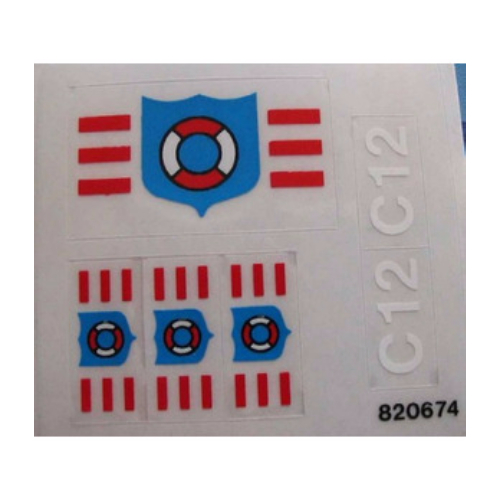 Sticker Sheet for Set 6353-1 ([No Color/Any Color])