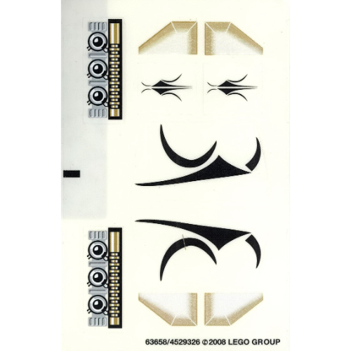 Sticker Sheet for Set 7673-1 ([No Color/Any Color])