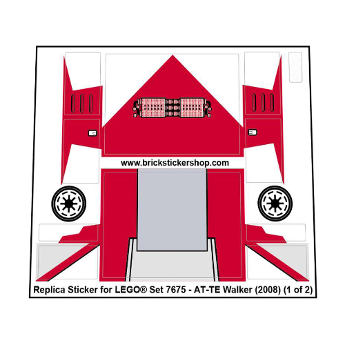 Sticker Sheet for Set 7675-1 ([No Color/Any Color])