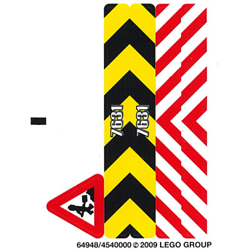 Sticker Sheet for Set 7631-1 ([No Color/Any Color])