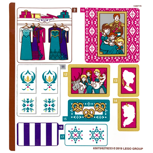 Sticker Sheet 1 for Set 41167-1 ([No Color/Any Color])