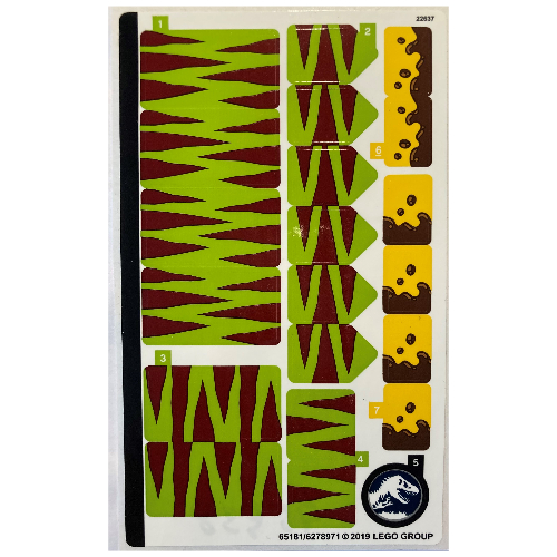 Sticker Sheet for Set 75938-1 ([No Color/Any Color])