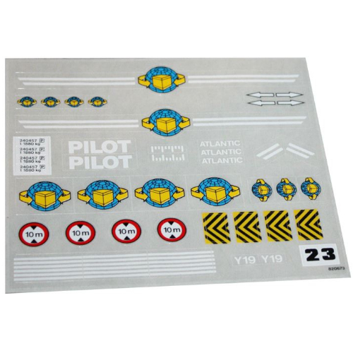 Sticker Sheet for Set 6542-1 ([No Color/Any Color])