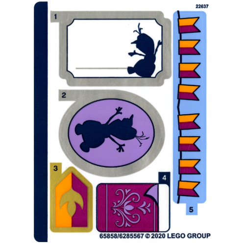 Sticker Sheet 1 for Set 43175-1 ([No Color/Any Color])