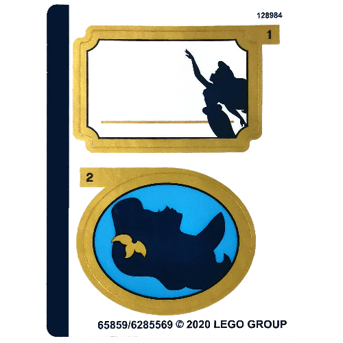 Sticker Sheet 1 for Set 43176-1 ([No Color/Any Color])