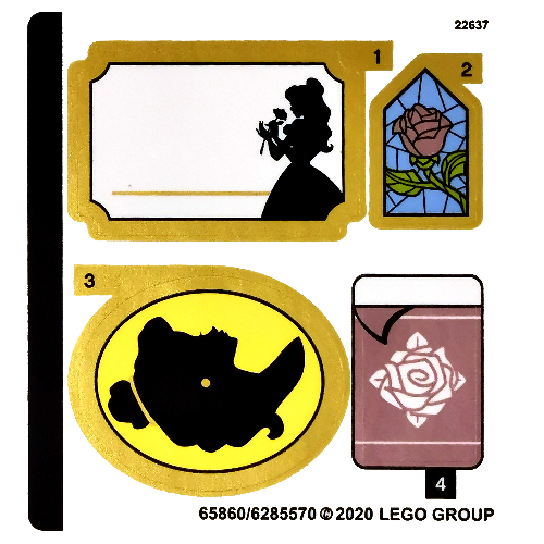 Sticker Sheet 1 for Set 43177-1 ([No Color/Any Color])