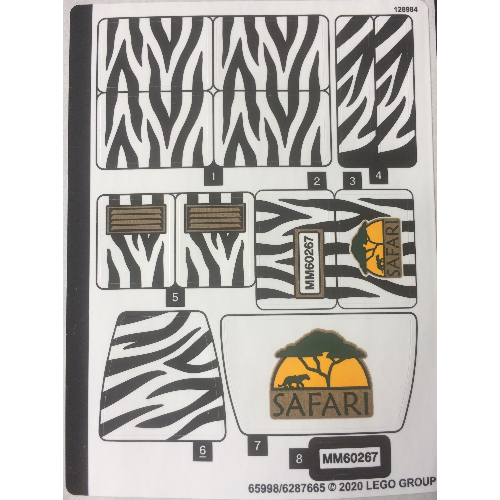 Sticker Sheet for Set 60267-1 ([No Color/Any Color])