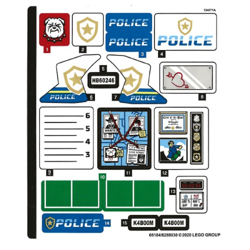 Sticker Sheet for Set 60246-1 ([No Color/Any Color])