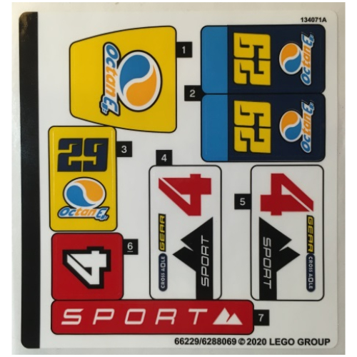 Sticker Sheet for Set 60256-1 ([No Color/Any Color])