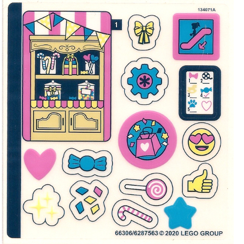 Sticker Sheet for Set 41407-1 ([No Color/Any Color])