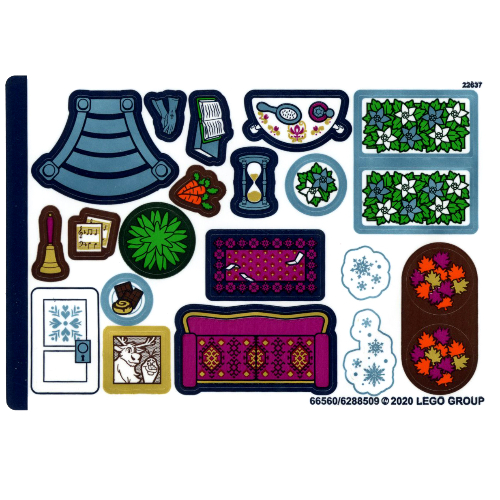 Sticker Sheet 2 for Set 43175-1 ([No Color/Any Color])