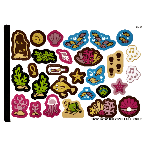 Sticker Sheet 2 for Set 43176-1 ([No Color/Any Color])