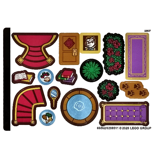 Sticker Sheet 2 for Set 43177-1 ([No Color/Any Color])