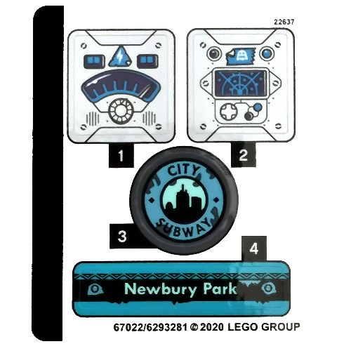 Sticker Sheet for Set 70427-1 ([No Color/Any Color])