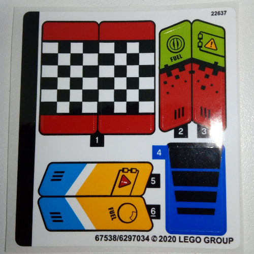 Sticker Sheet for Set 60260-1 ([No Color/Any Color])