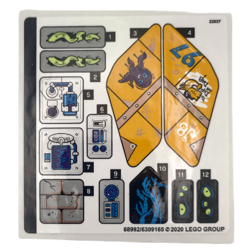 Sticker Sheet for Set 70433-1 ([No Color/Any Color])