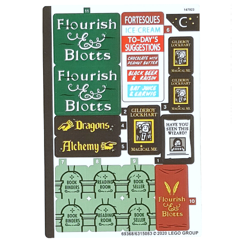 Sticker Sheet 3 for Set 75978-1 ([No Color/Any Color])