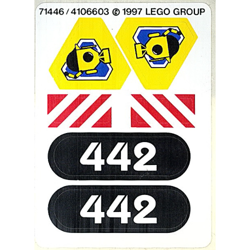 Sticker Sheet for Set 6442-1 ([No Color/Any Color])