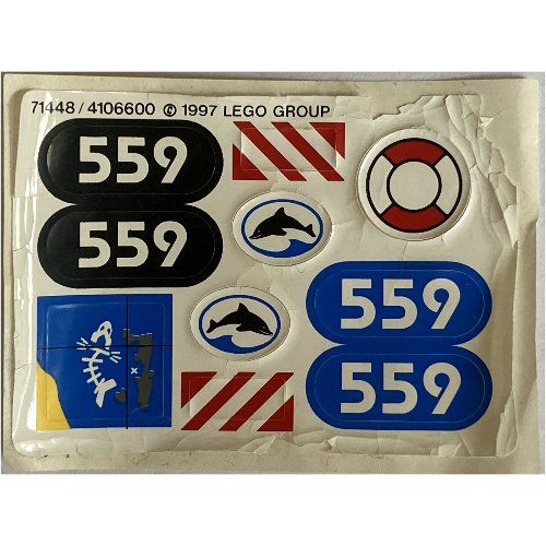 Sticker Sheet 1 for Set 6559-1 ([No Color/Any Color])