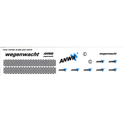 Sticker Sheet for Set 2140-1 ([No Color/Any Color])