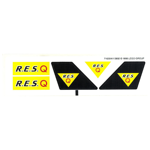 Sticker Sheet for Set 6451-1 ([No Color/Any Color])