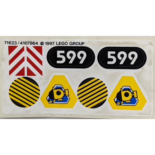 Sticker Sheet for Set 6599-1 ([No Color/Any Color])