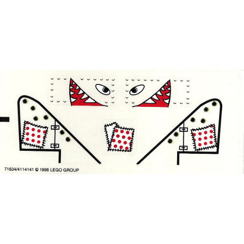 Sticker Sheet for Sets 2879-1, 5909-1, 5948-1 ([No Color/Any Color])
