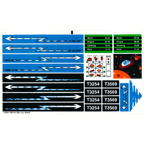 Sticker Sheet for Sets 4560-1, 4561-1 ([No Color/Any Color])