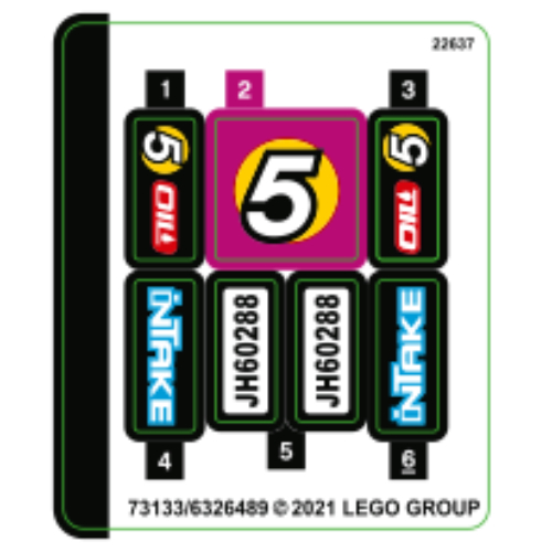 Sticker Sheet for Set 60288-1 ([No Color/Any Color])