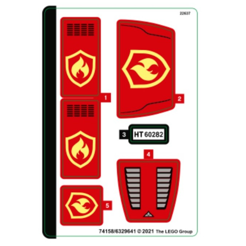 Sticker Sheet for Set 60282-1 ([No Color/Any Color])