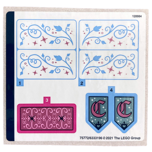 Sticker Sheet for Set 43192-1 ([No Color/Any Color])