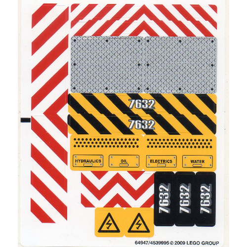 Sticker Sheet for Set 7632-1 ([No Color/Any Color])