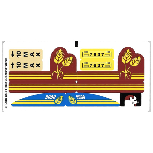 Sticker Sheet for Set 7637-1 ([No Color/Any Color])
