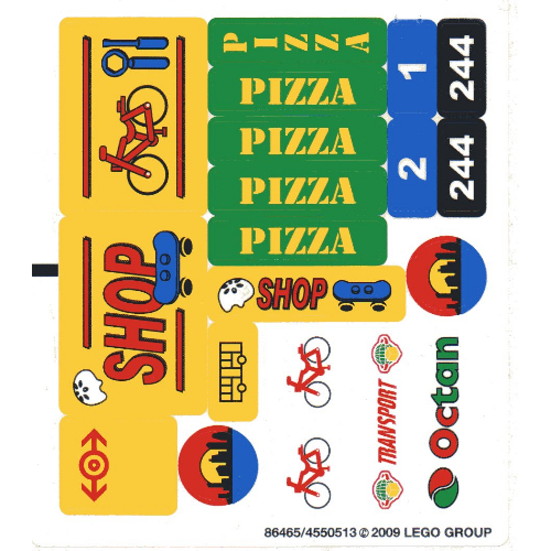 Sticker Sheet for Set 60031-1 ([No Color/Any Color])