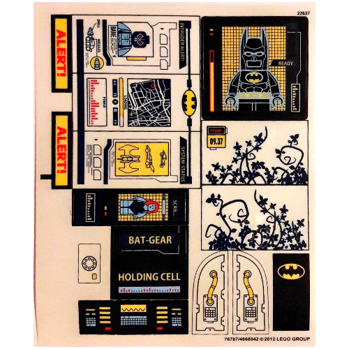 Sticker Sheet for Set 6860-1 ([No Color/Any Color])