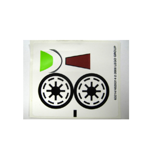 Sticker Sheet for Set 7674-1 ([No Color/Any Color])
