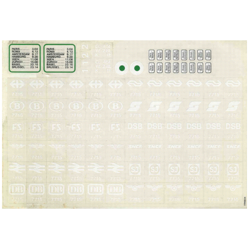 Sticker Sheet for Set 7715-1 ([No Color/Any Color])