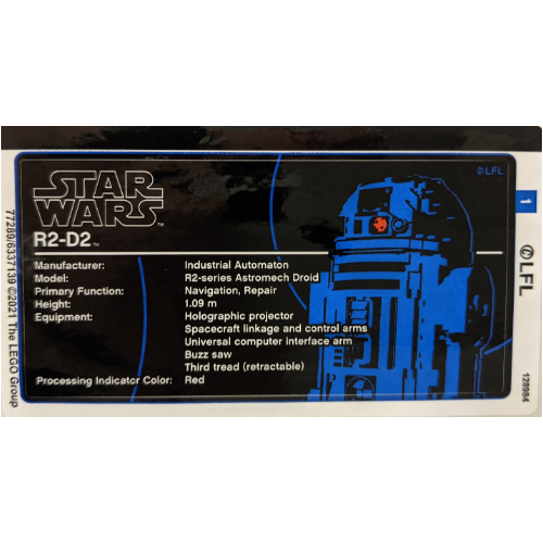 Sticker Sheet for Set 75308-1 ([No Color/Any Color])