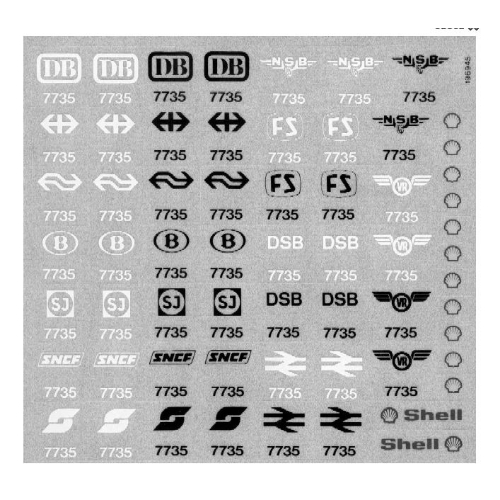 Sticker Sheet for Set 7735-1 ([No Color/Any Color])